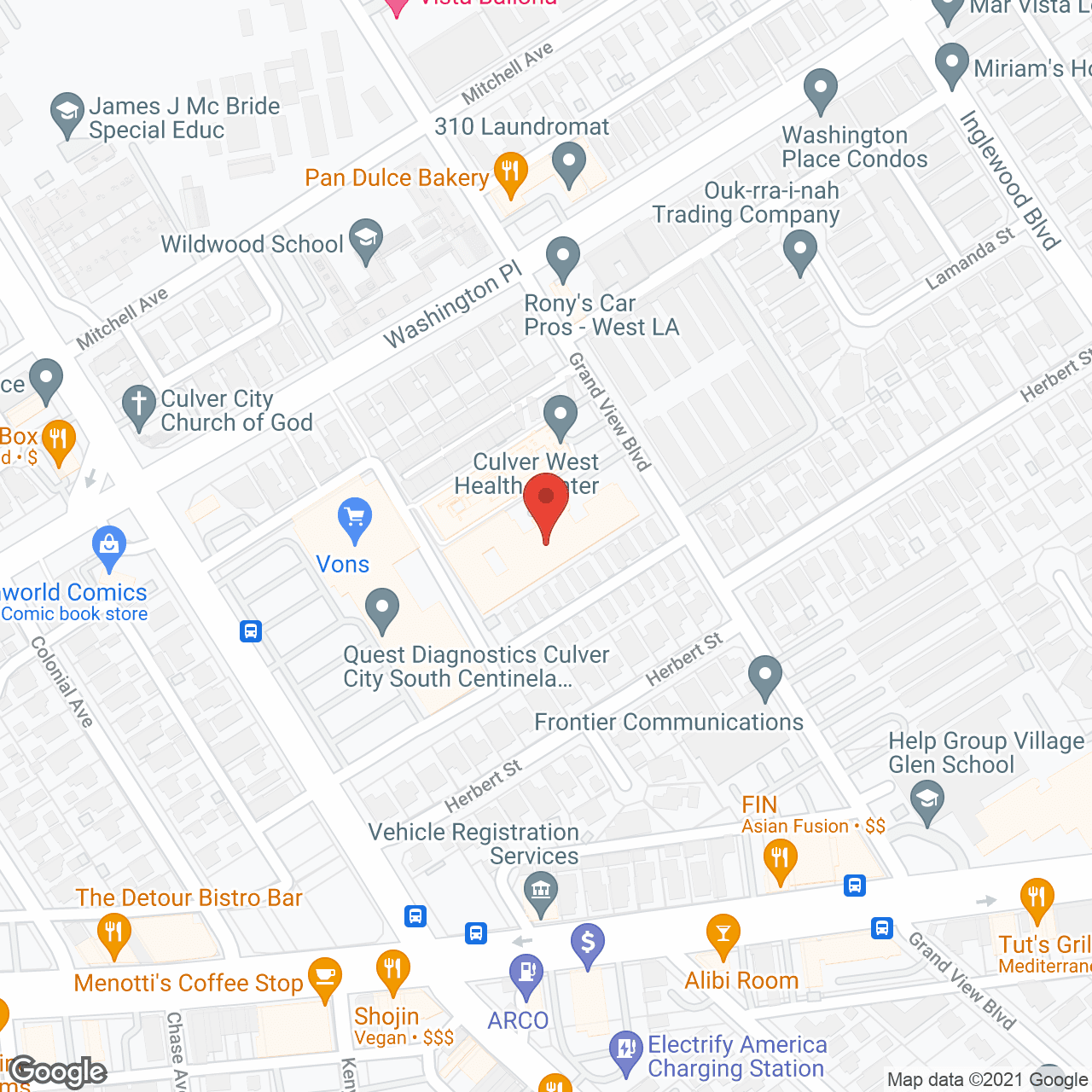 Ivy Park at Culver City in google map