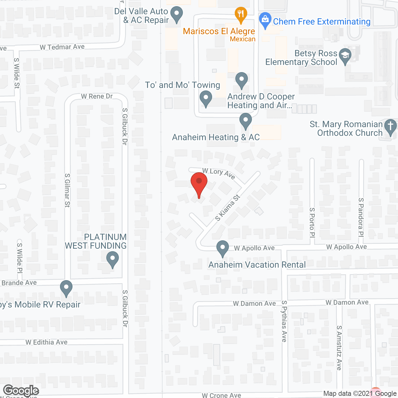 Anaheim Villa Guest Home in google map