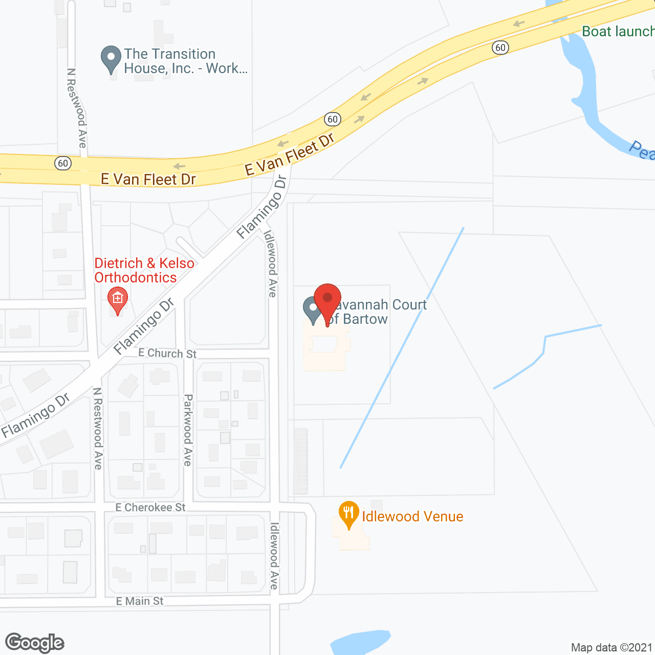 The Club at Bartow in google map