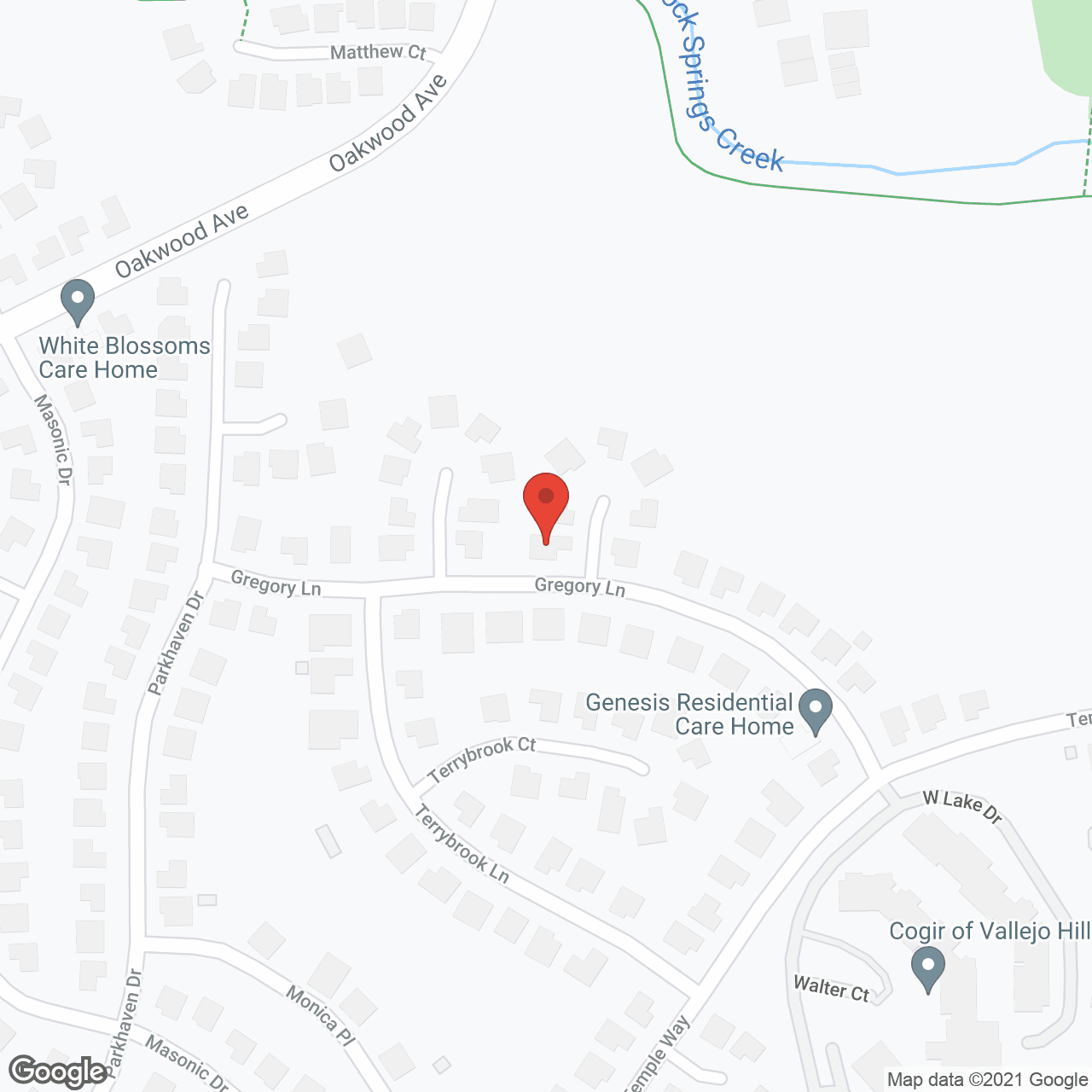 D Hillside Place  II in google map