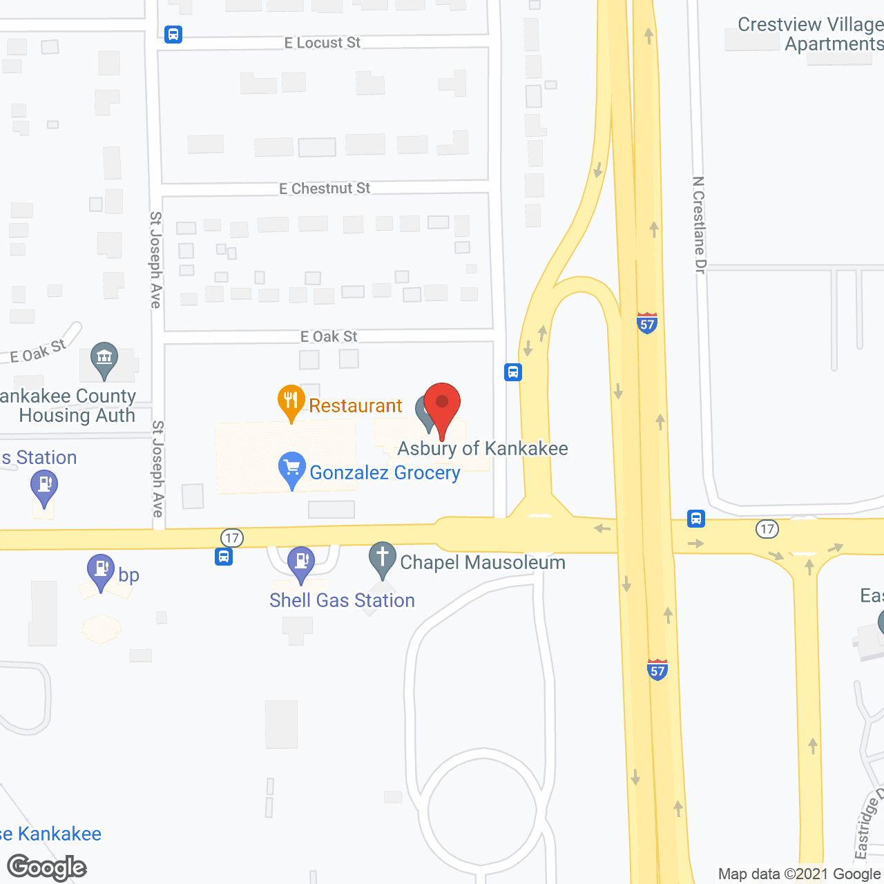 Asbury of Kankakee Supportive Living and Memory Care in google map