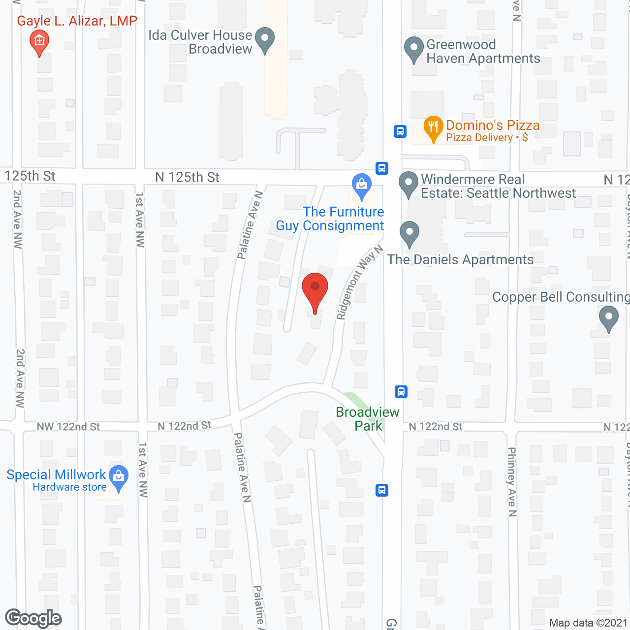 Gardenview Ridgemont in google map
