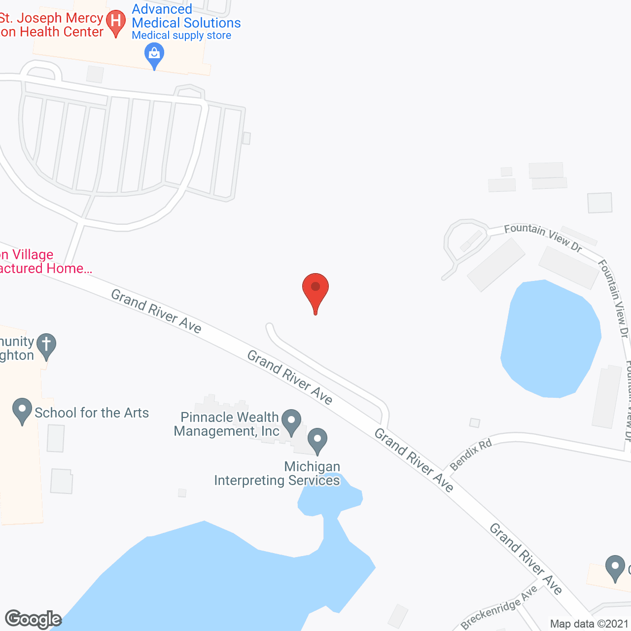 Woodland Village in google map
