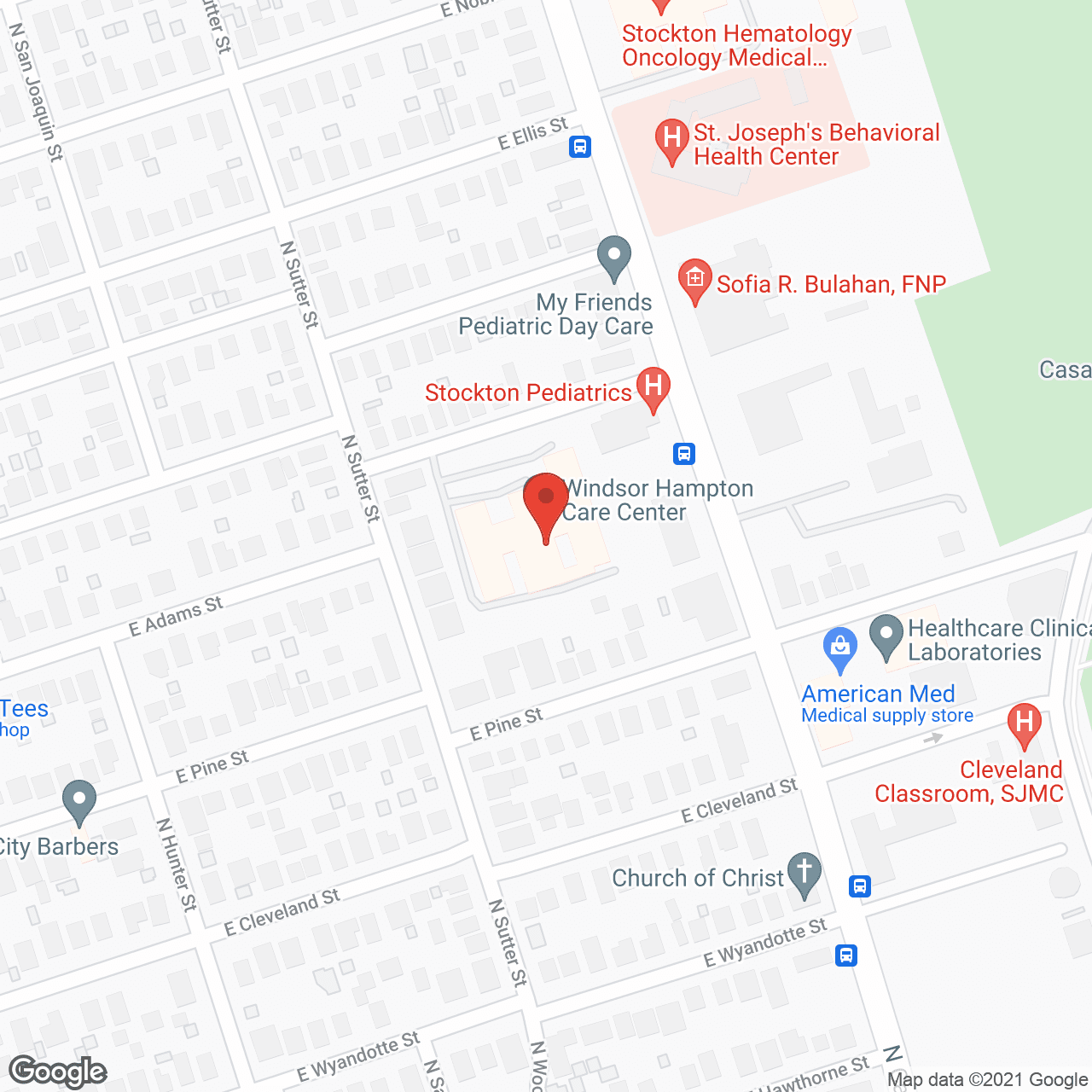 Windsor Hampton Care Center in google map