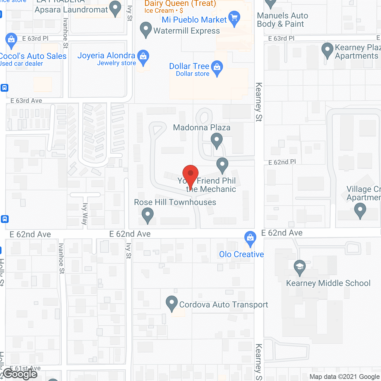 Madonna Plaza in google map