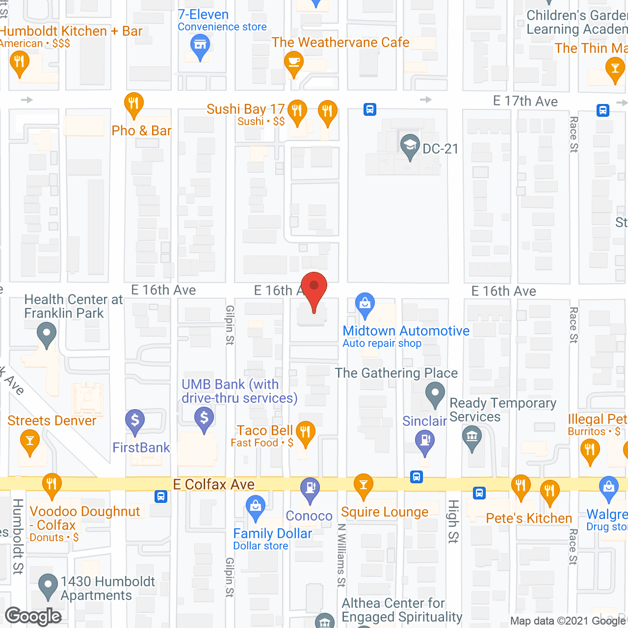 William Tell Apartments in google map