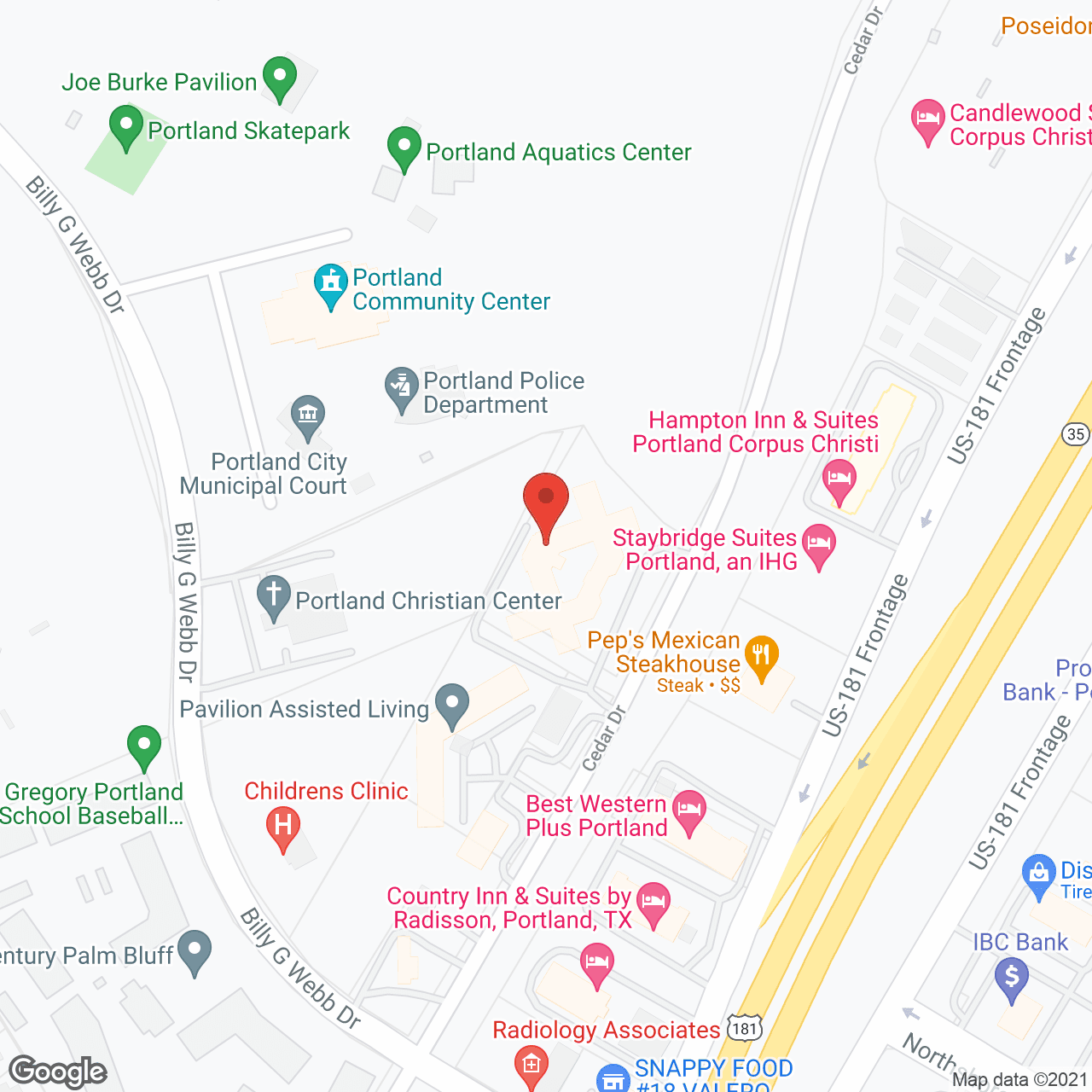 TRISUN Care Center Coastal Palms- Portland in google map
