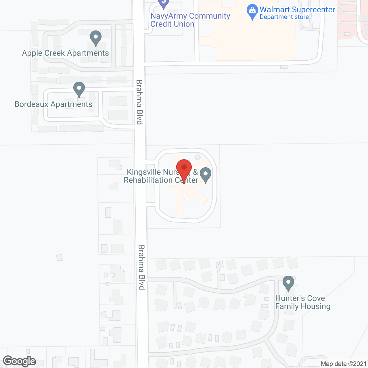 Kingsville Nursing & Rehab in google map