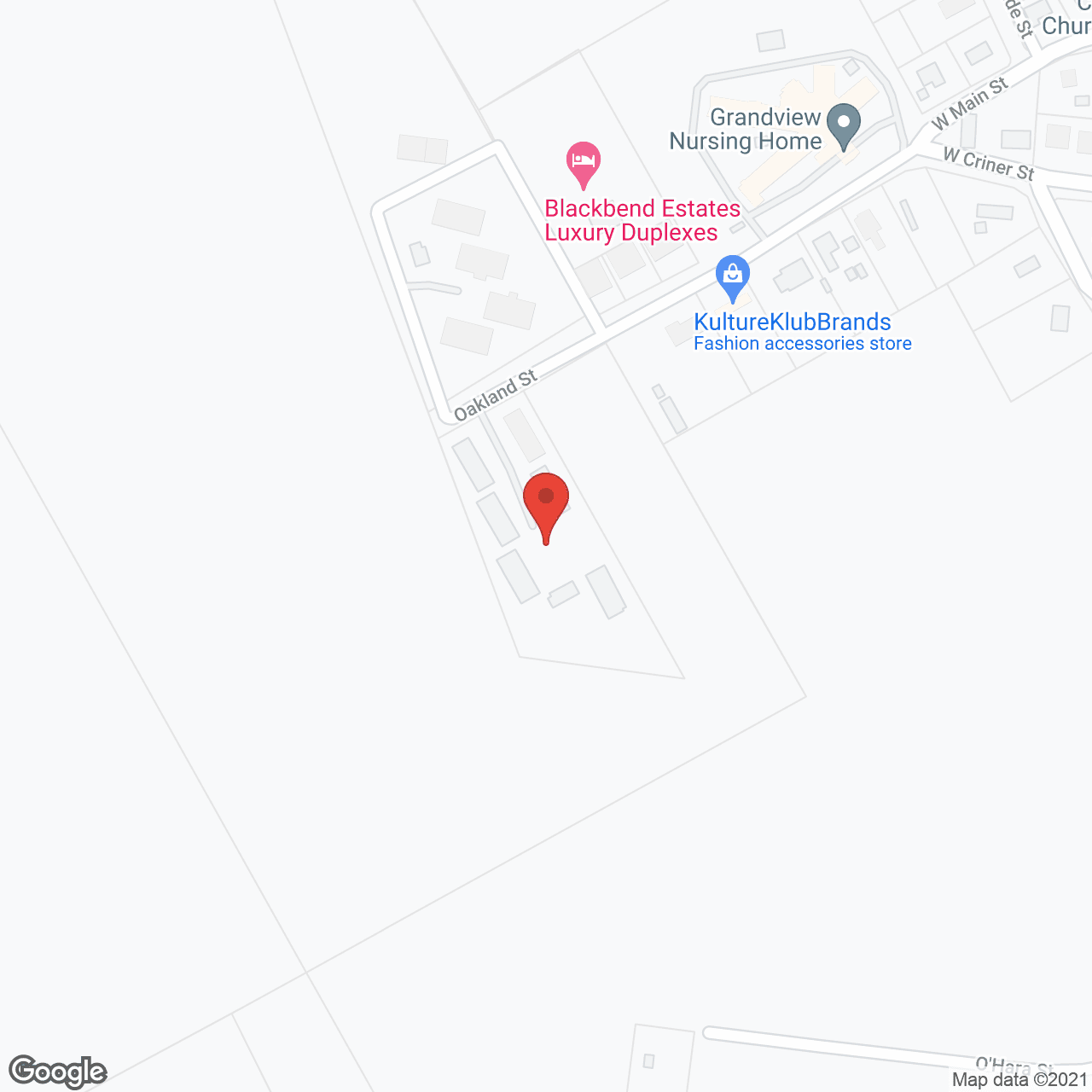 Grandview Retirement Village in google map