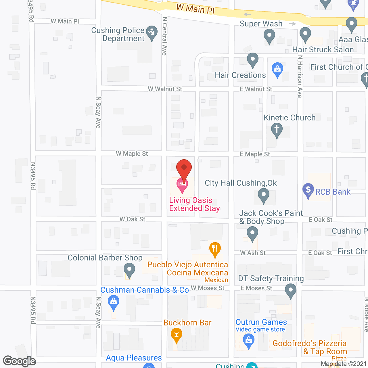 Living Oasis Assisted Living in google map