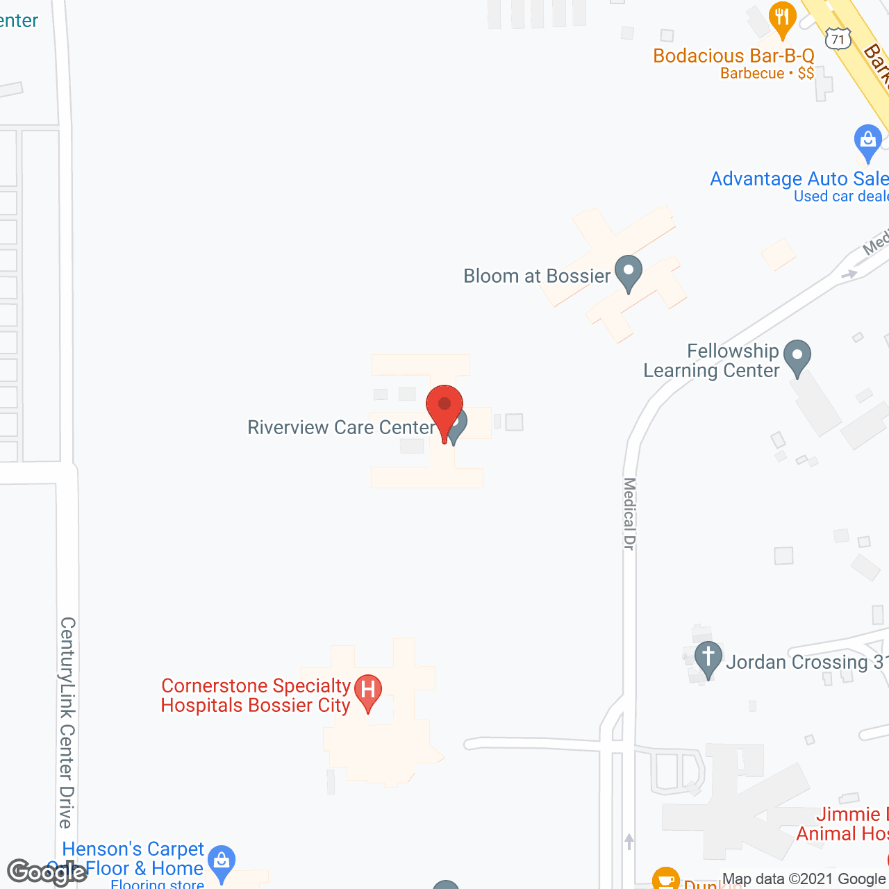 Riverview Care Ctr in google map