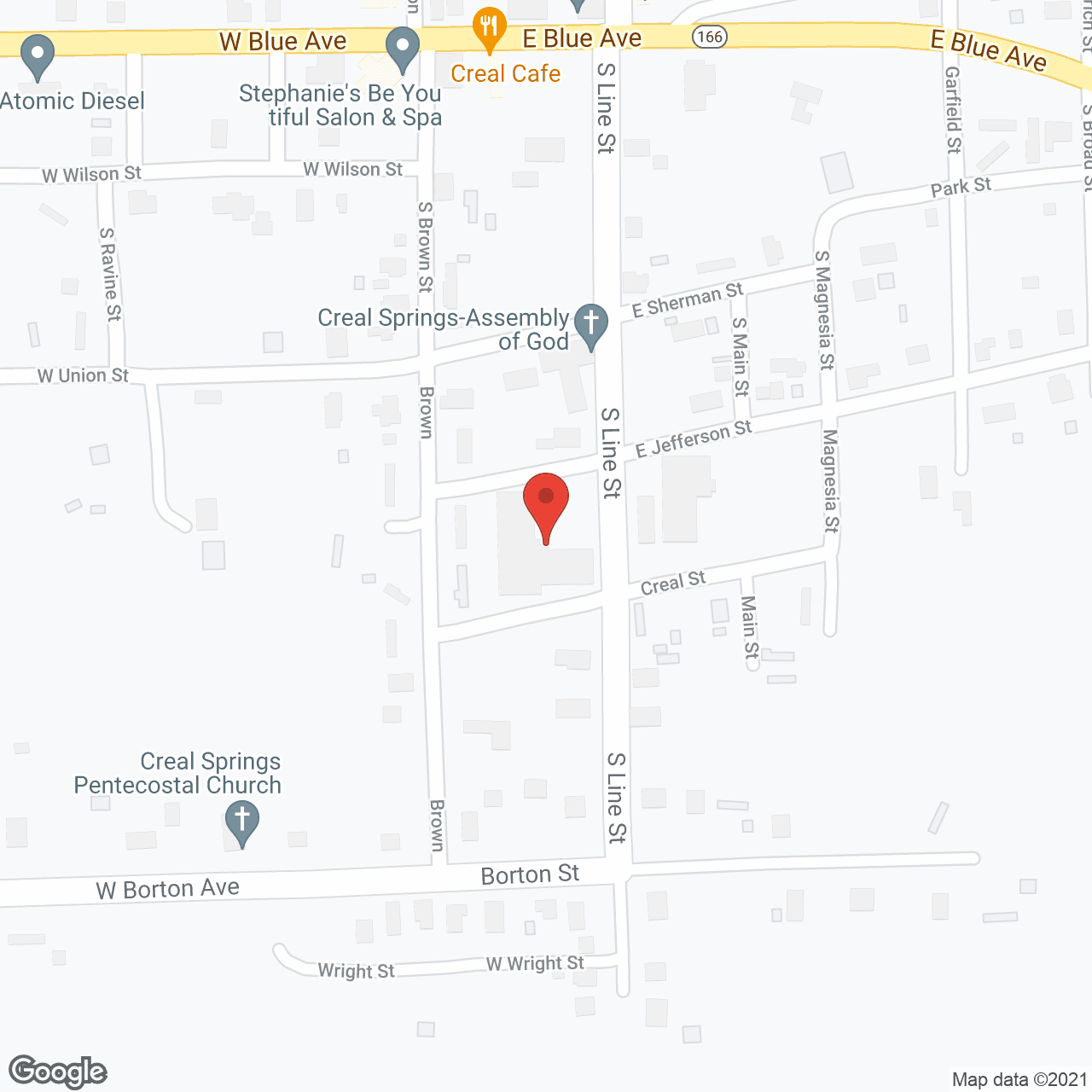 Creal Springs Nursing Home in google map