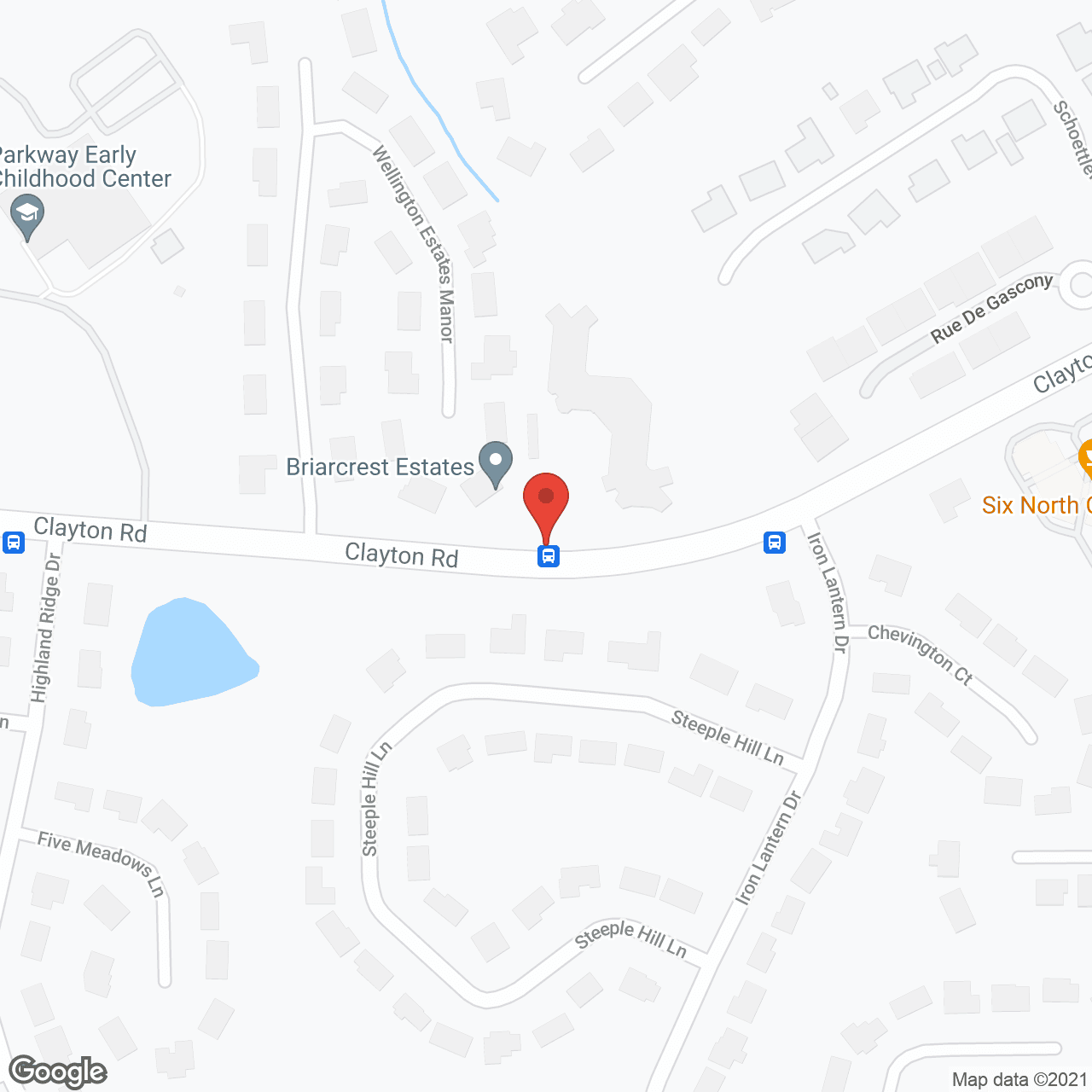 Holiday Briarcrest Estates in google map