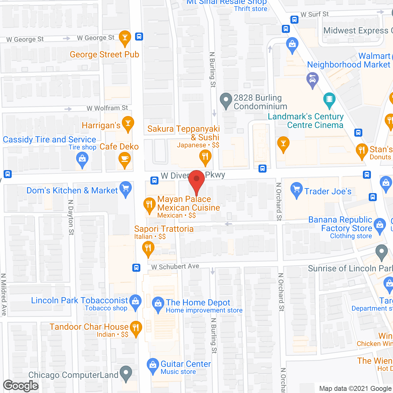 Lakeview Rehab and Nursing in google map