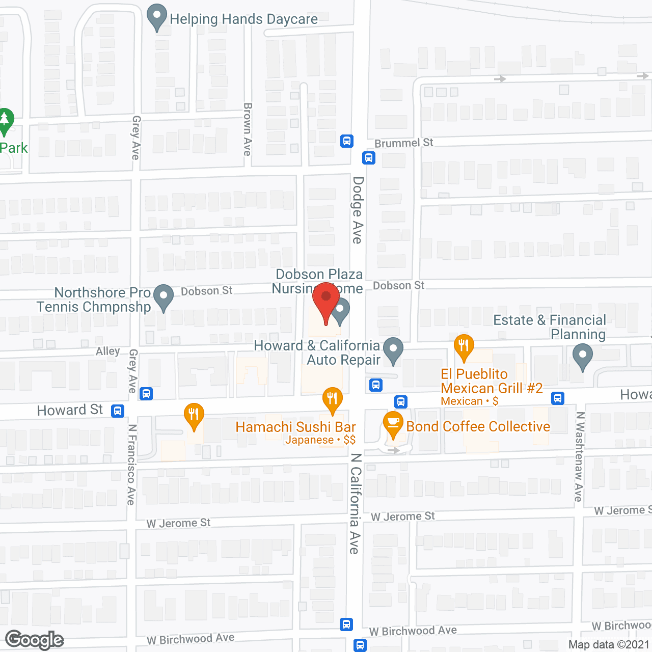 Dobson Plaza Nursing Home in google map