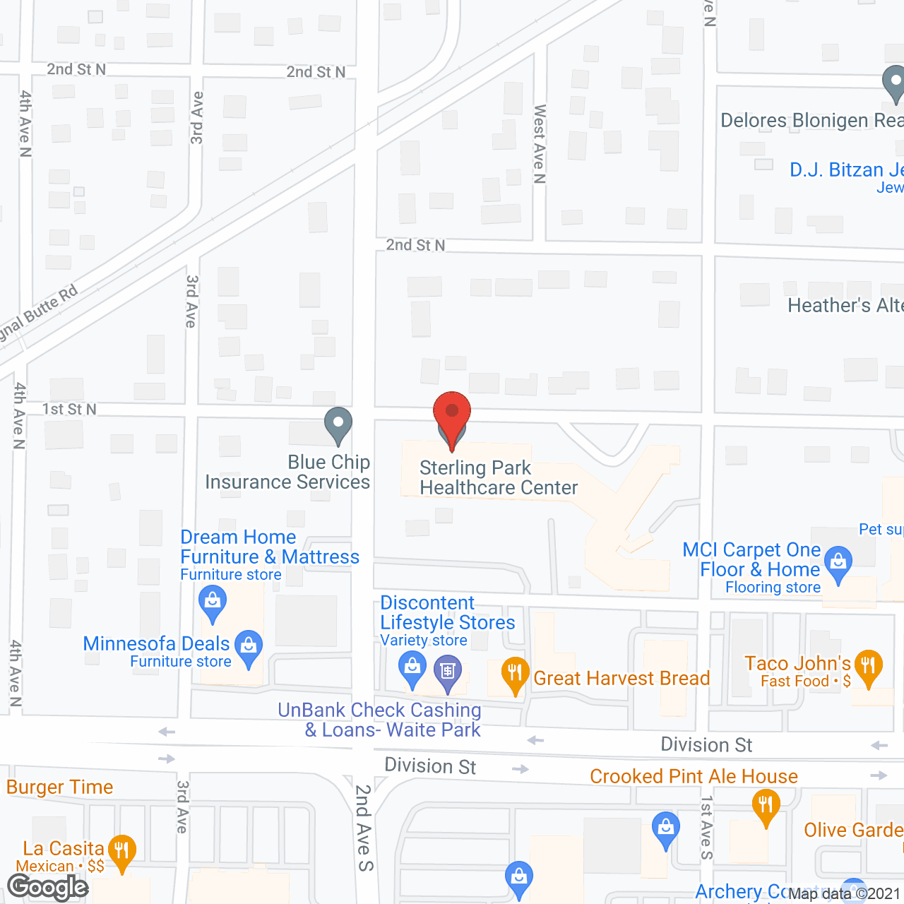 Sterling Park Healthcare Ctr in google map
