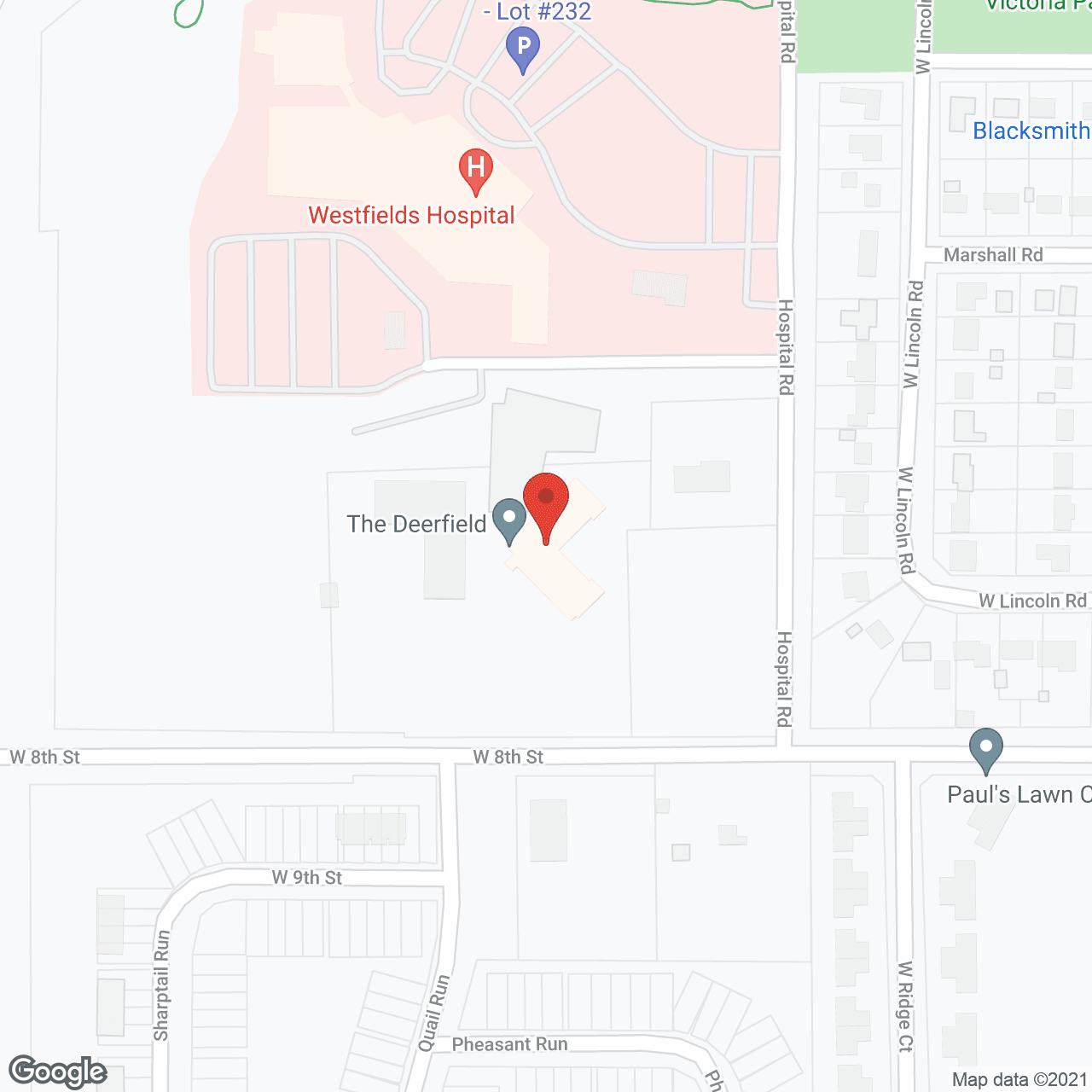The Deerfield in google map