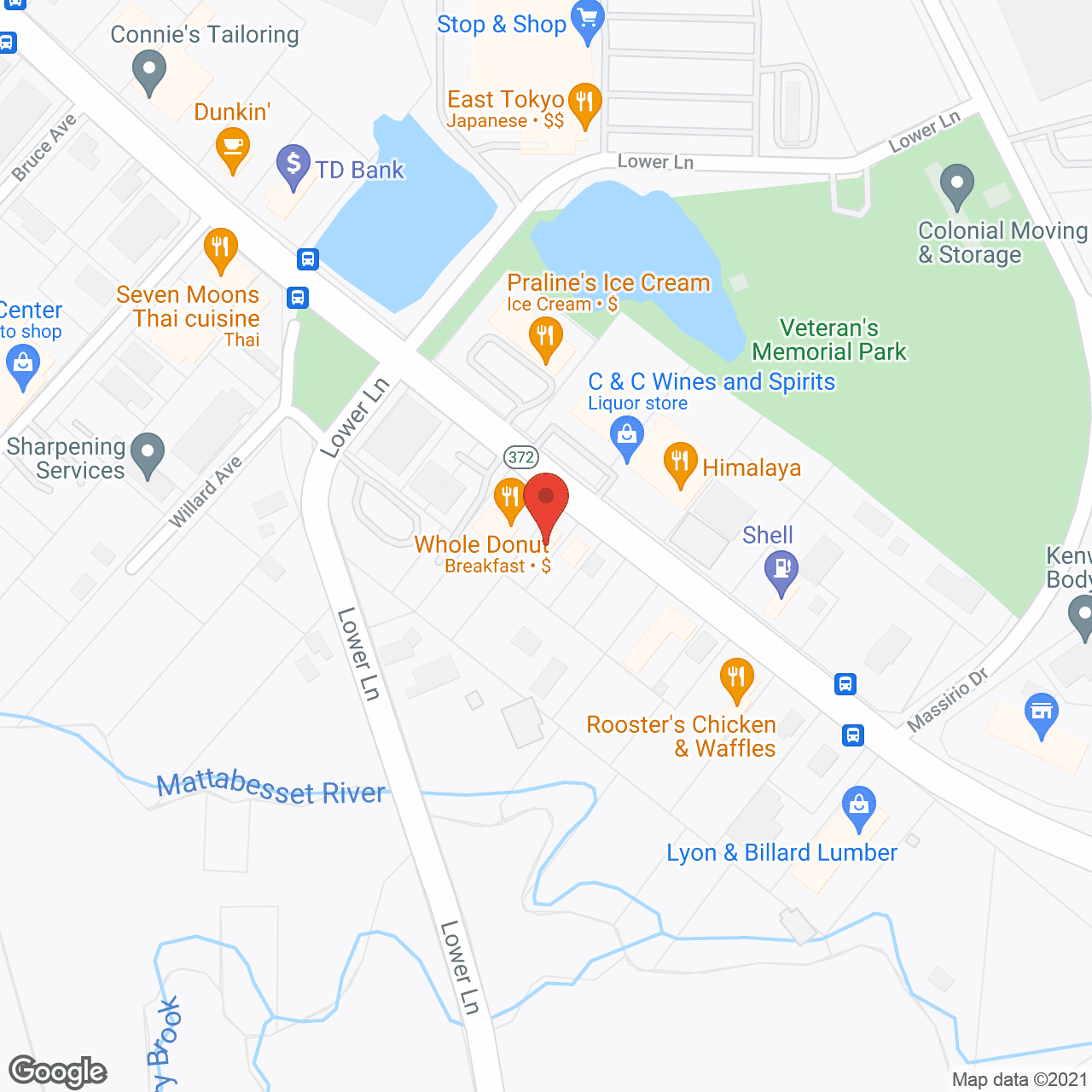 Euro-American Connection in google map