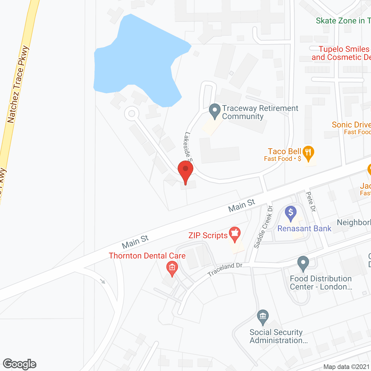 Mitchell Center in google map