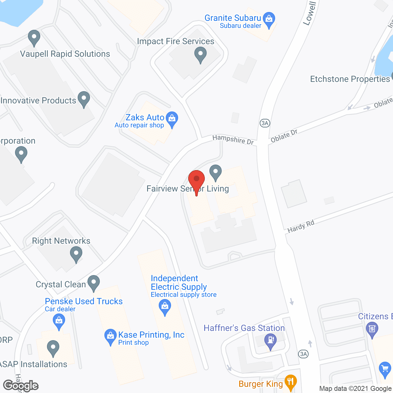 Laurel Place in google map