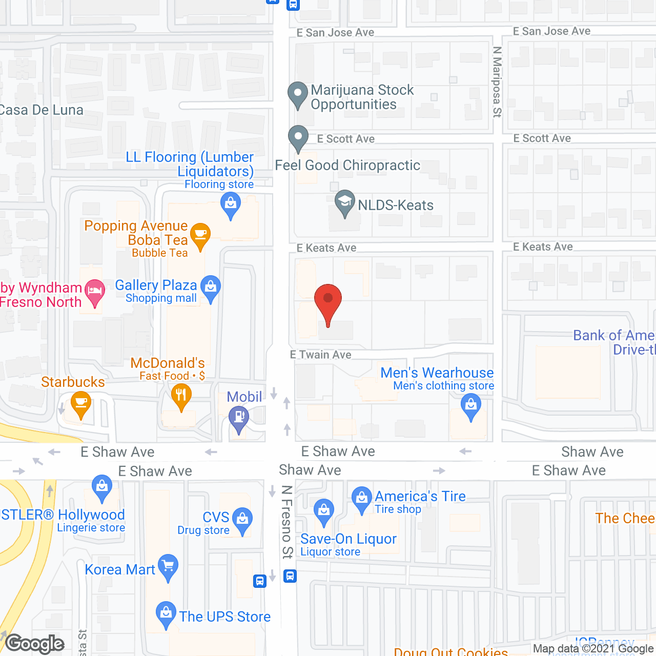 Maxim of Fresno - Companion Services in google map