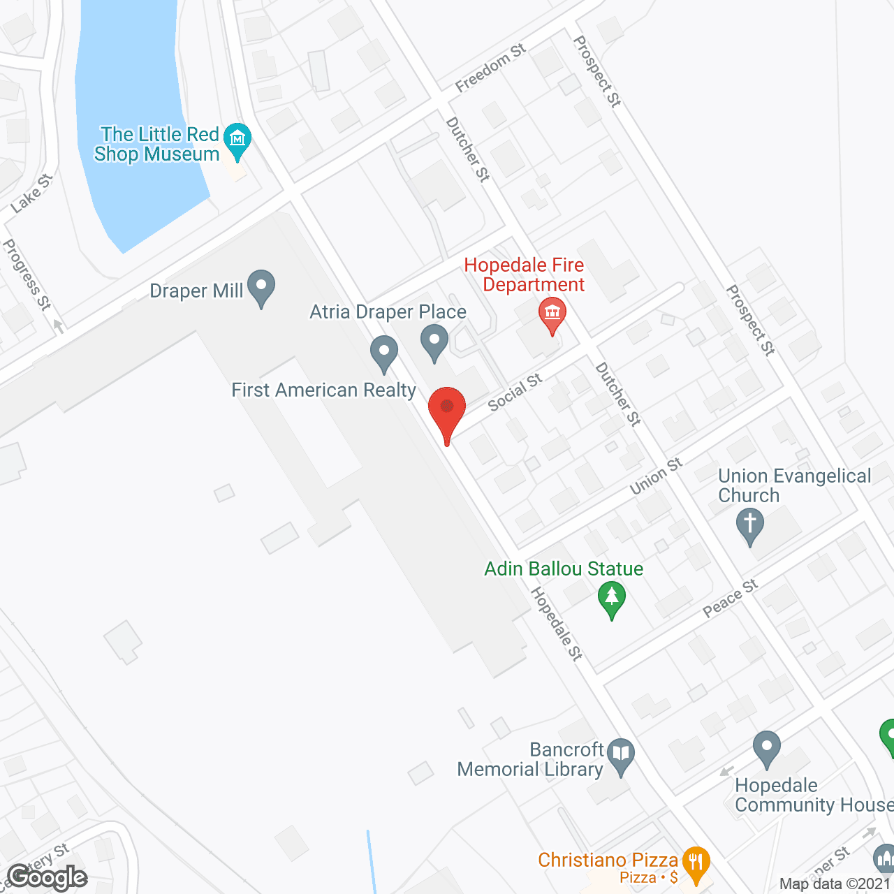 Atria Draper Place in google map