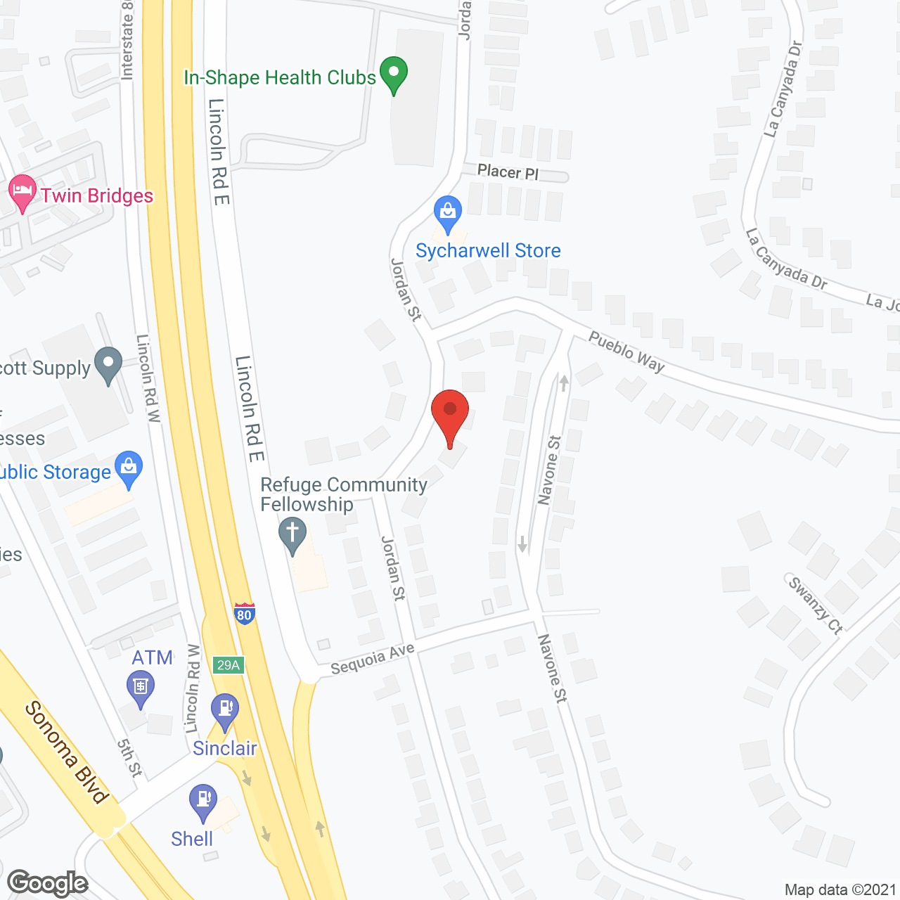 Broad Spectrum Care Home in google map