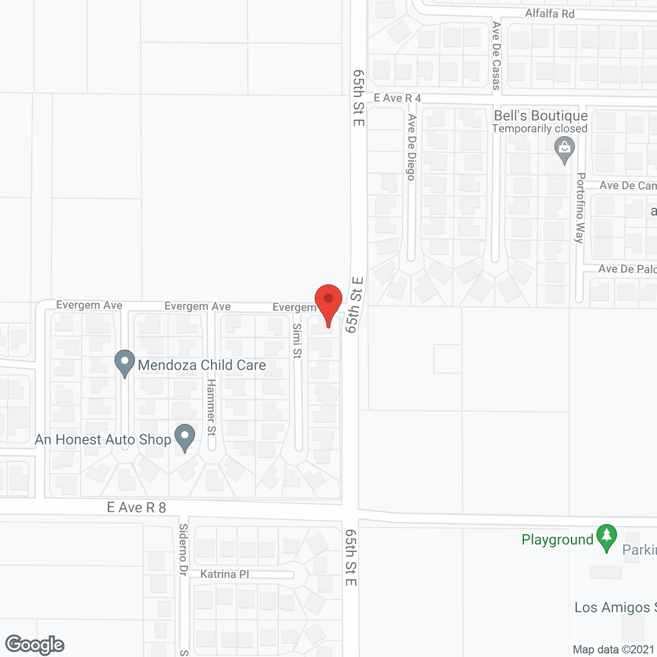 Palmdale Court Home Care in google map