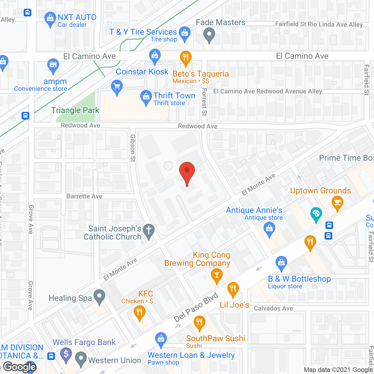 Forrest Palms Senior Ctr Apartments in google map
