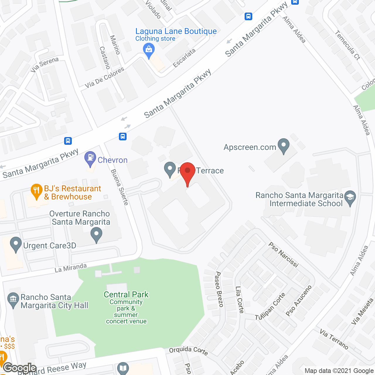 Park Terrace in google map