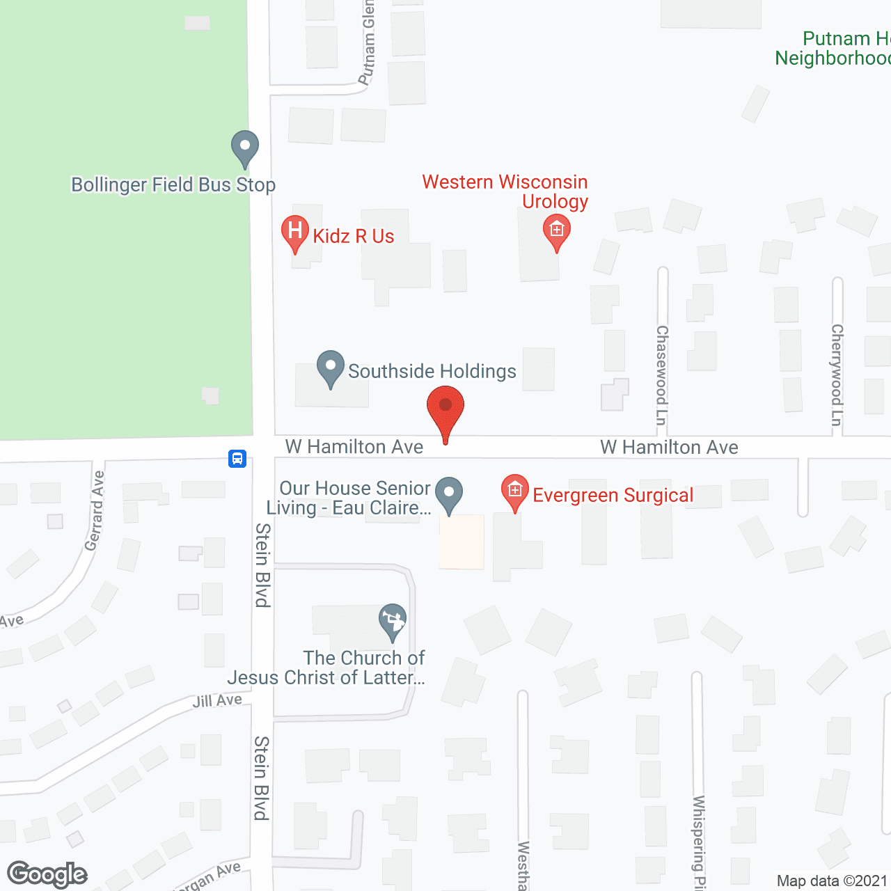 Our House Senior Living Memory Care - Eau Claire in google map