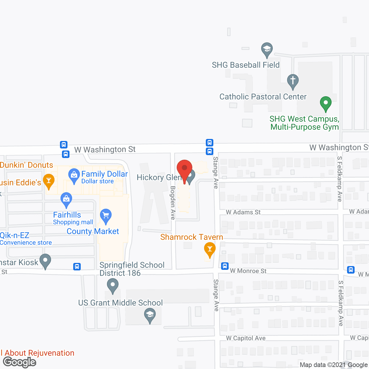 Oak Terrace Retirement Community in google map