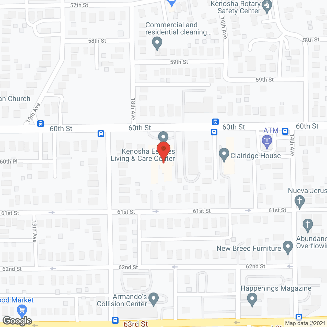 Kenosha Estates Living and Care Center in google map
