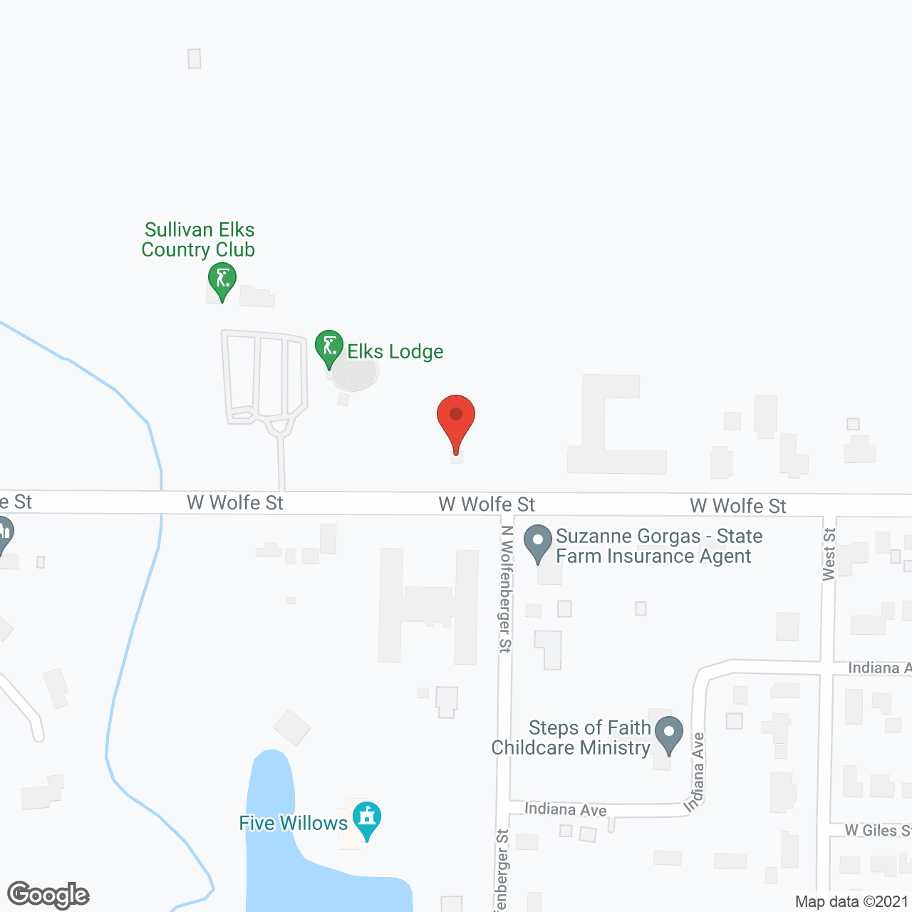 Miller's Senior Living Community in google map