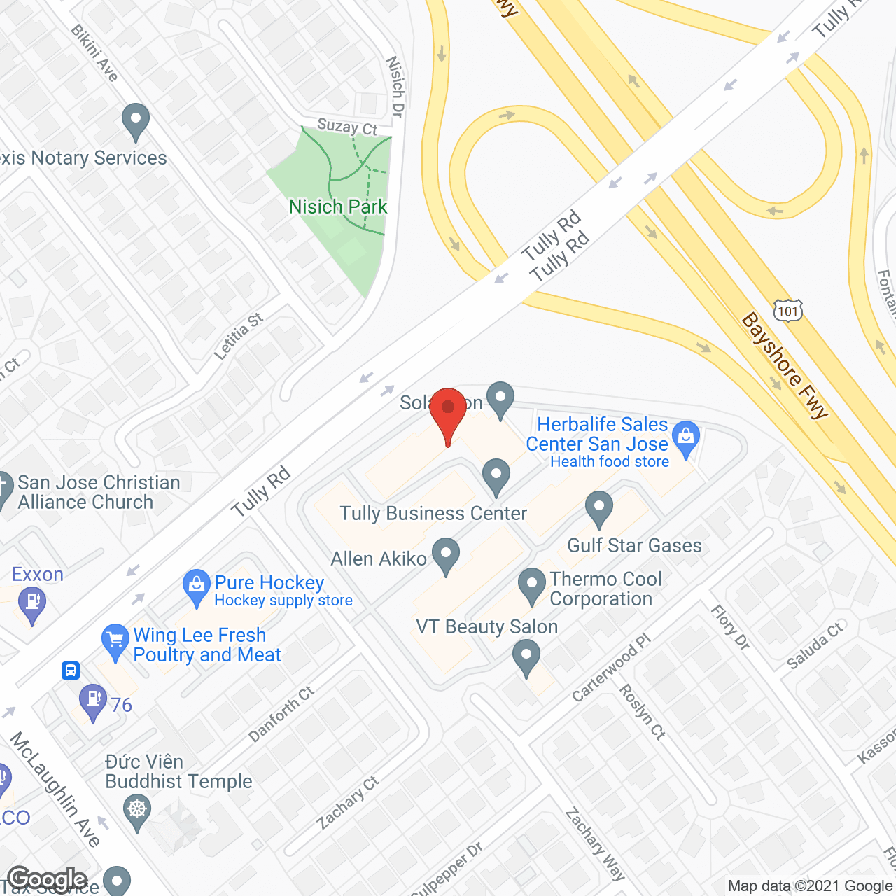 Bay Home Health Svc in google map