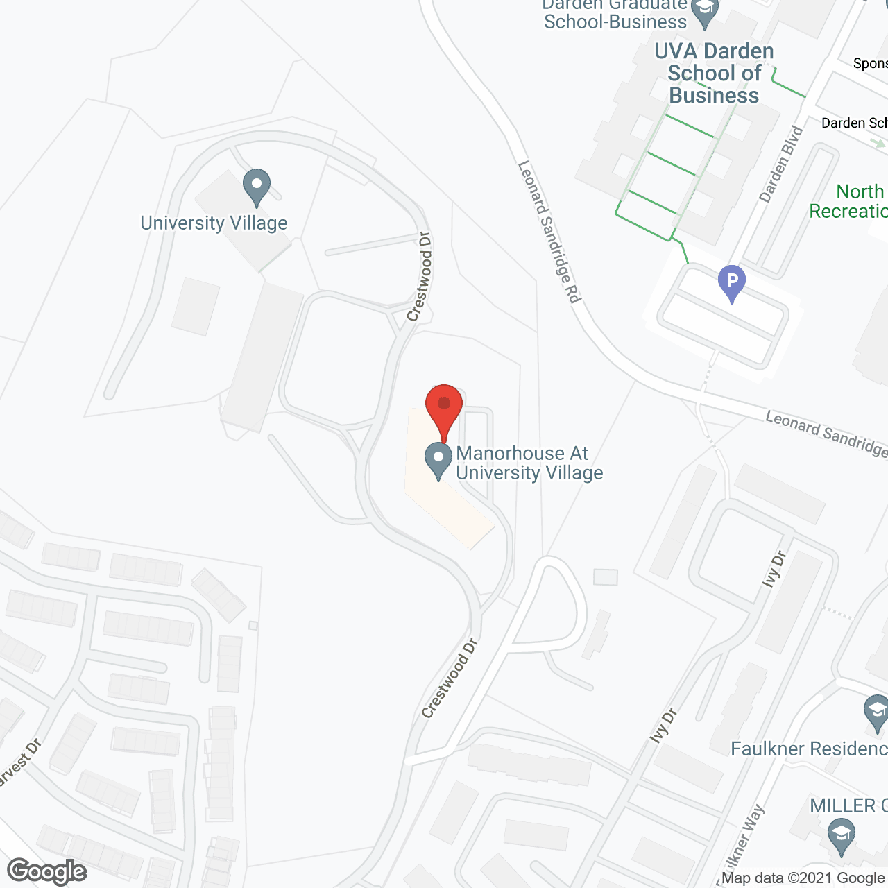 Morningside of Charlottesville in google map