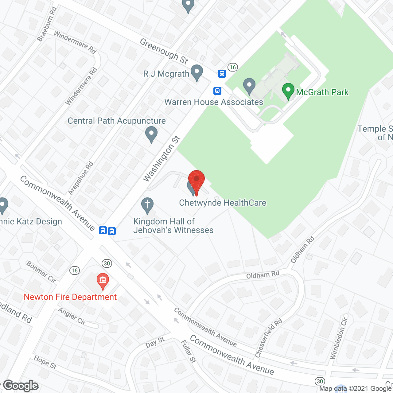 Golden Living Center Chetwynde in google map
