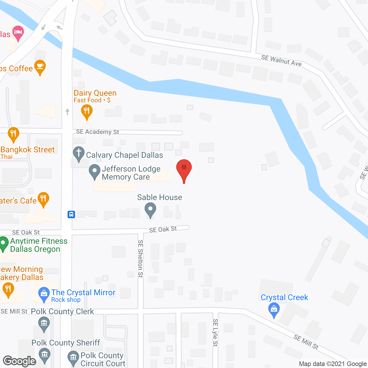 Jefferson Lodge in google map