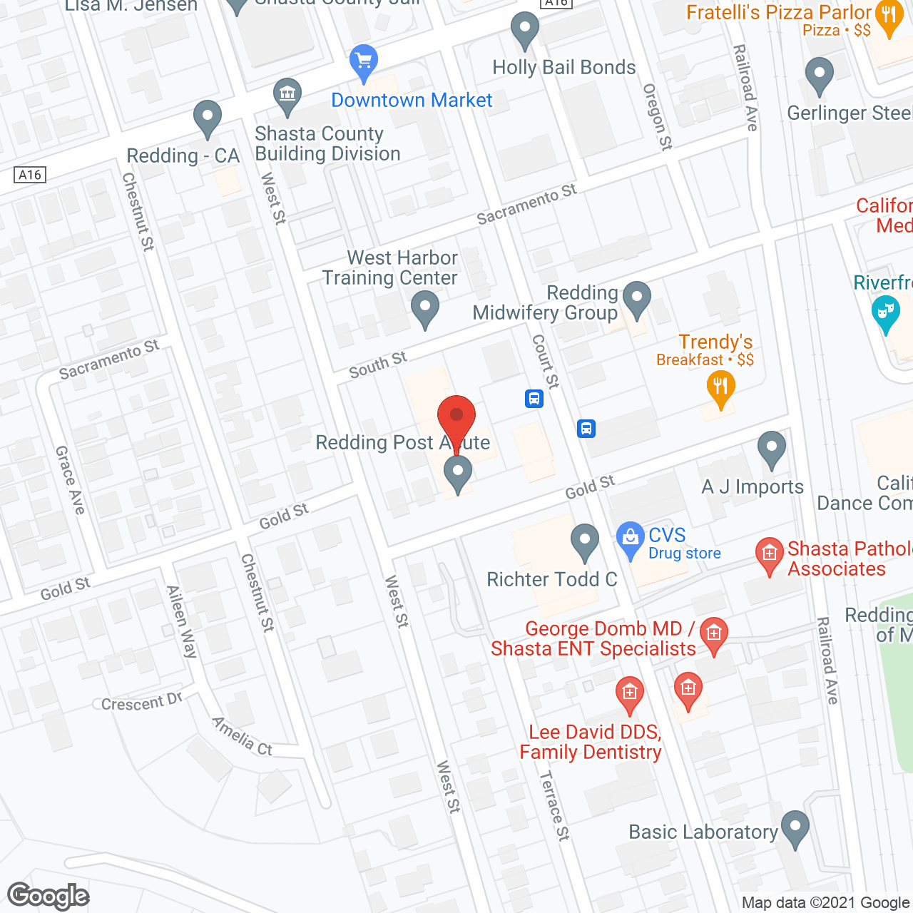 Golden LivingCenter - Redding in google map