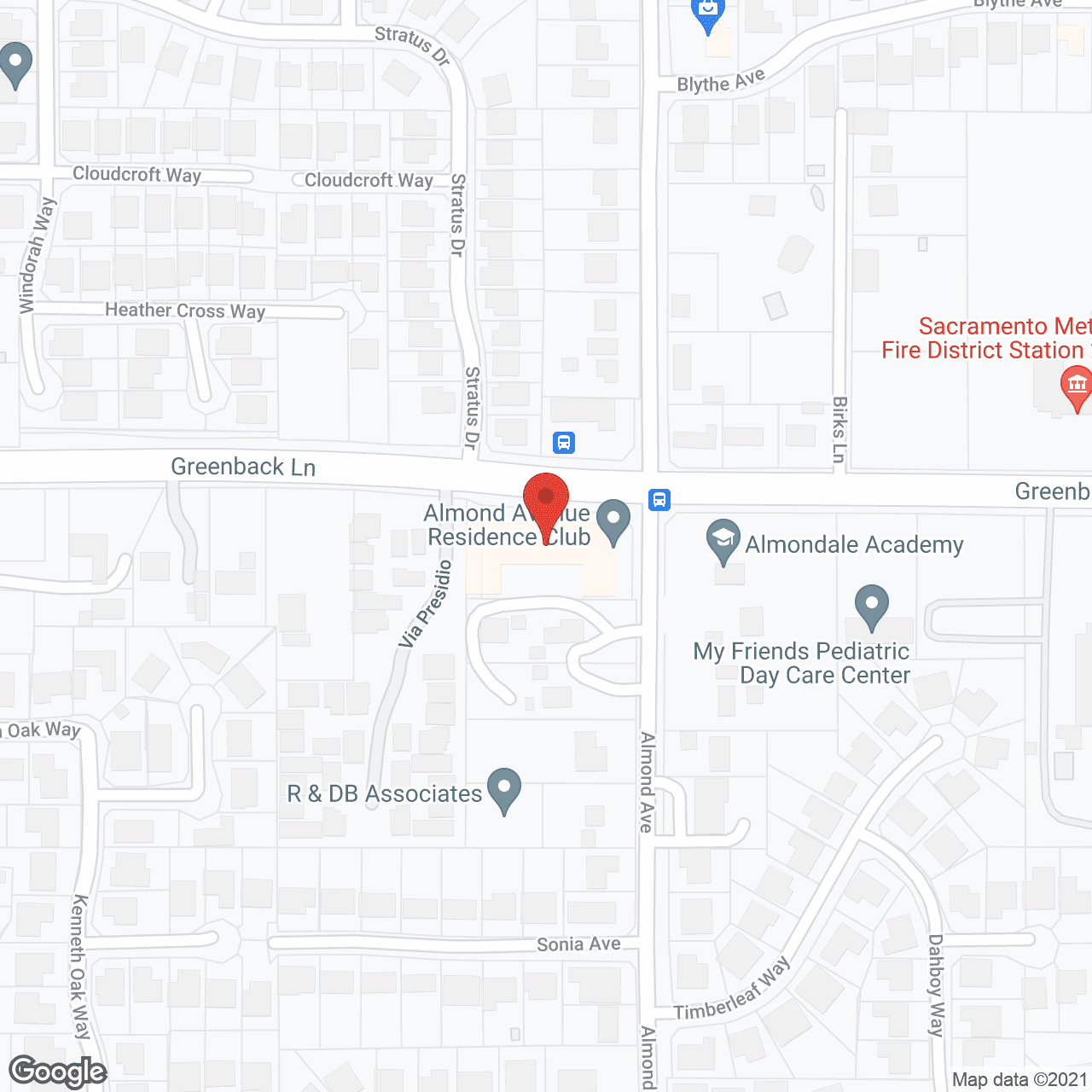 Almond Grove Assisted Living in google map
