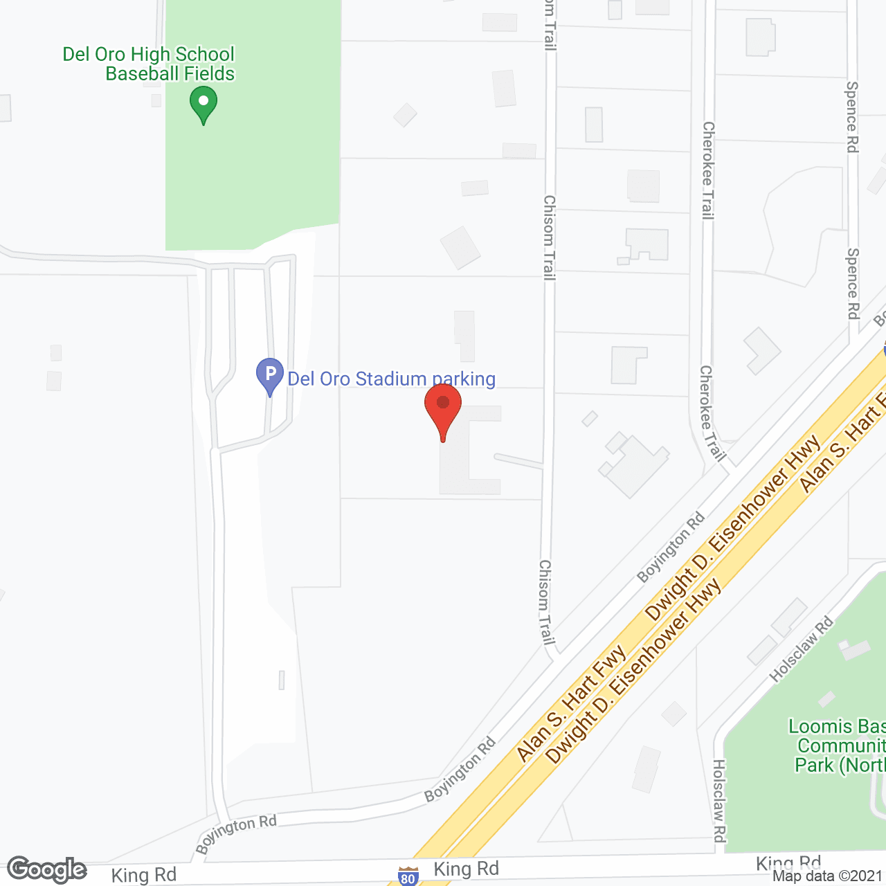 Senior Care Villa of Loomis in google map