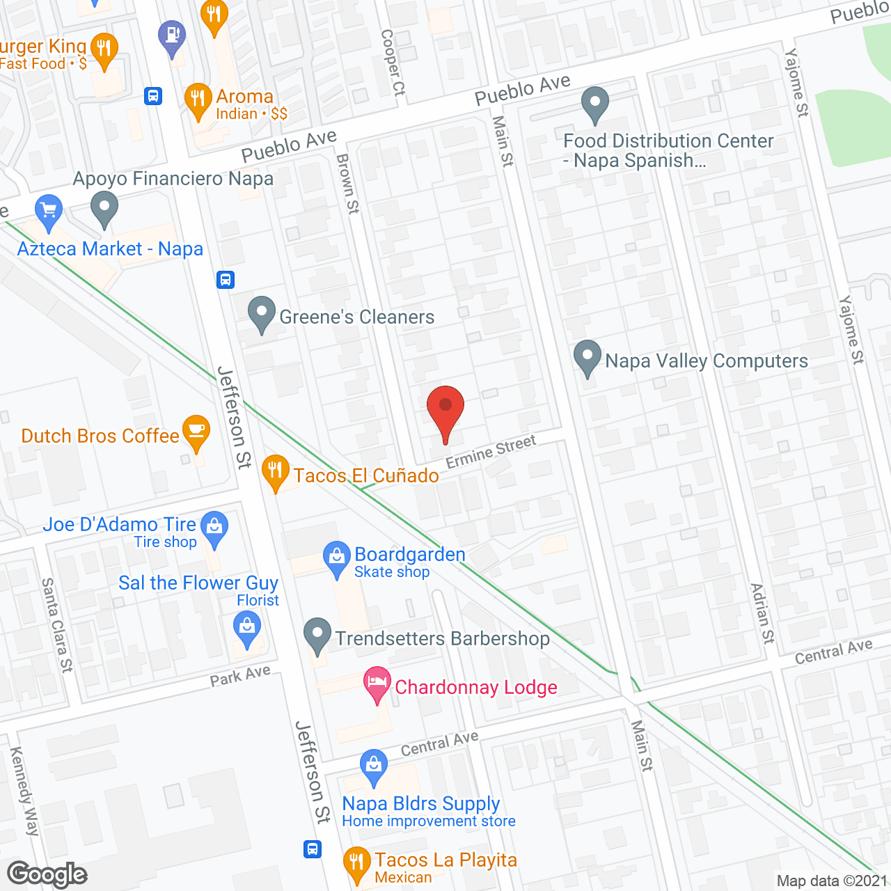 Pueblo House in google map