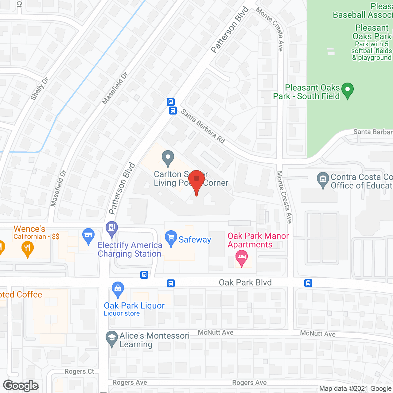 SunBridge Care Center for Pleasant Hill in google map