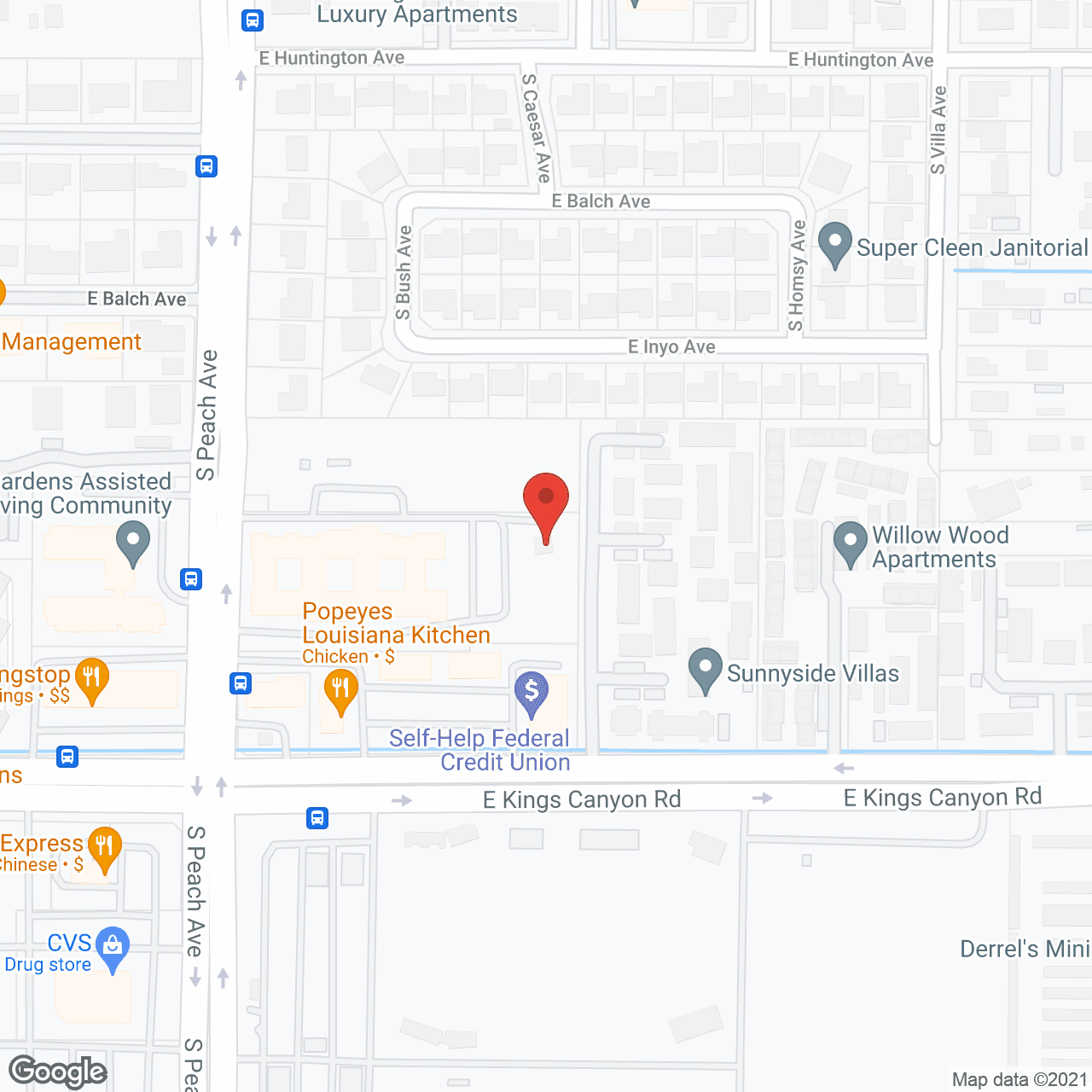 Pacific Gardens Nursing and Rehabilitation Center in google map