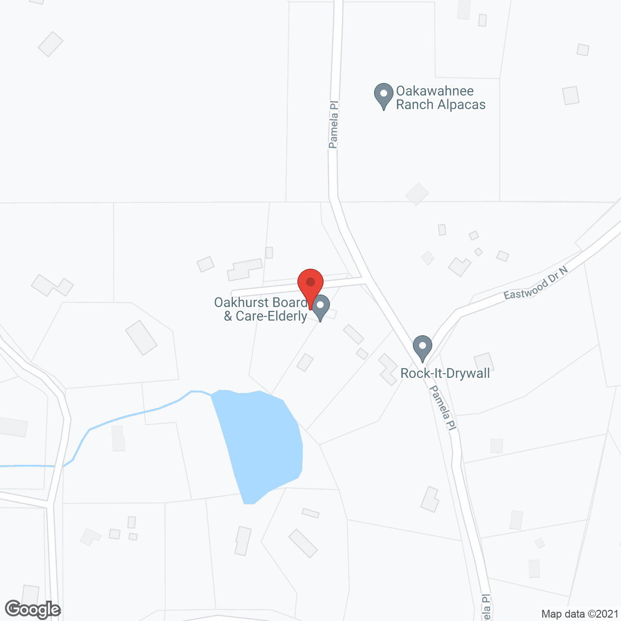 Oakhurst Board and Care for the Elderly in google map