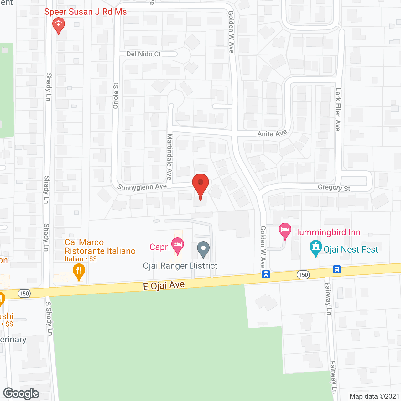 Villa At Ojai in google map