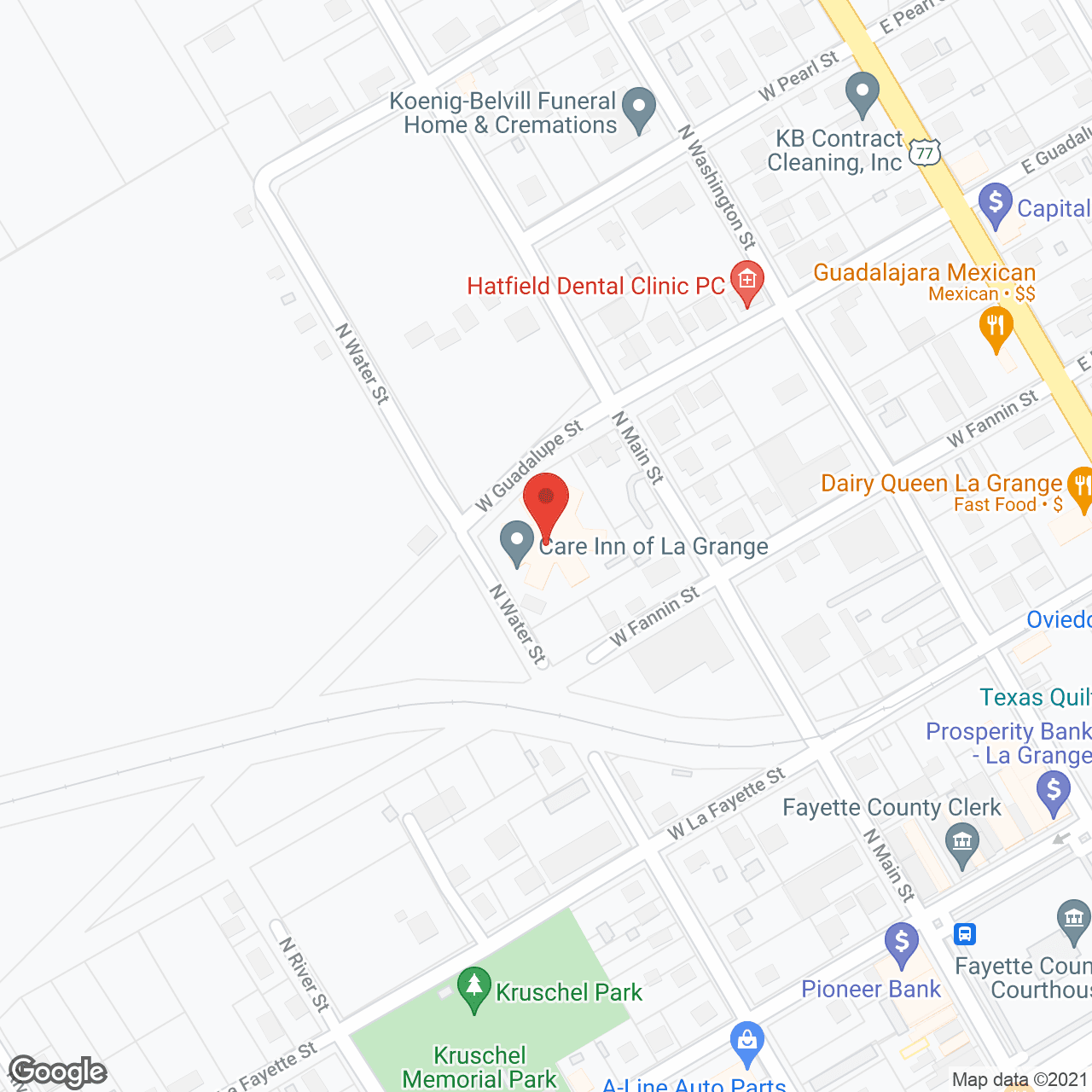 Care Inn of La Grange in google map