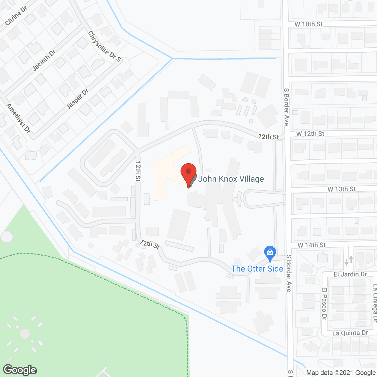 John Knox Village-Rio Grande Valley in google map