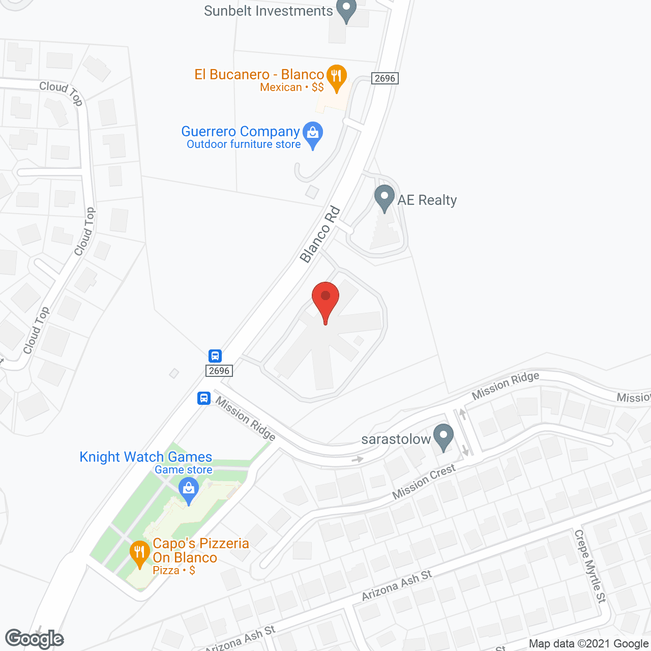 Regent Care Center of San Antonio in google map