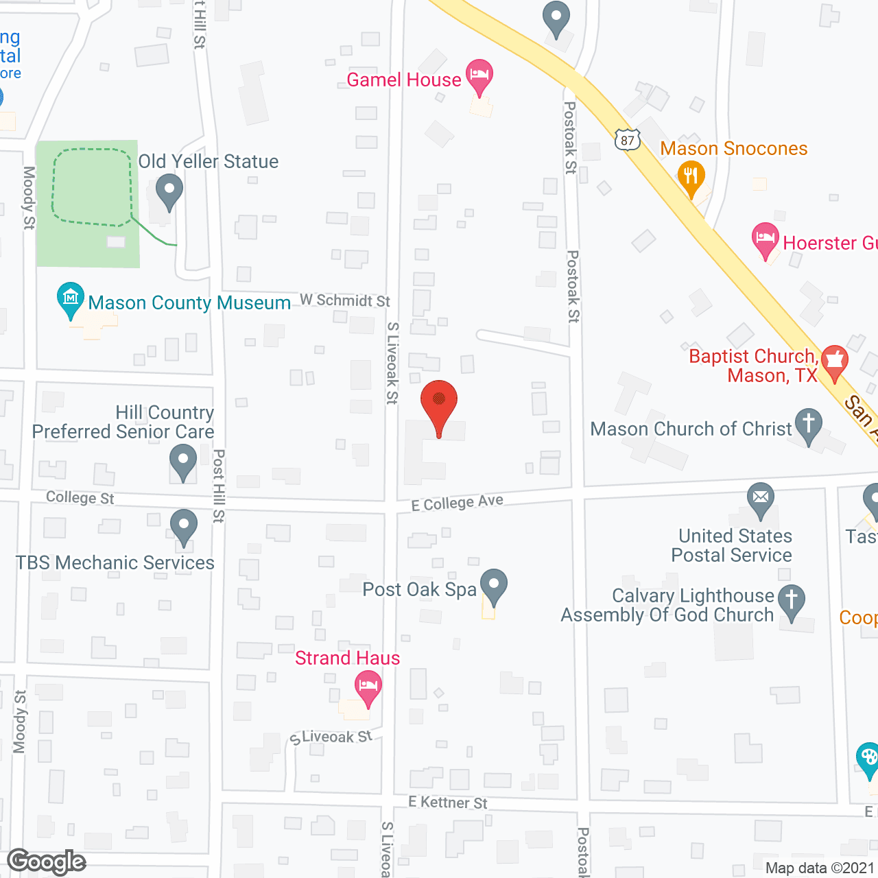 Mason Convalescent Care Center in google map
